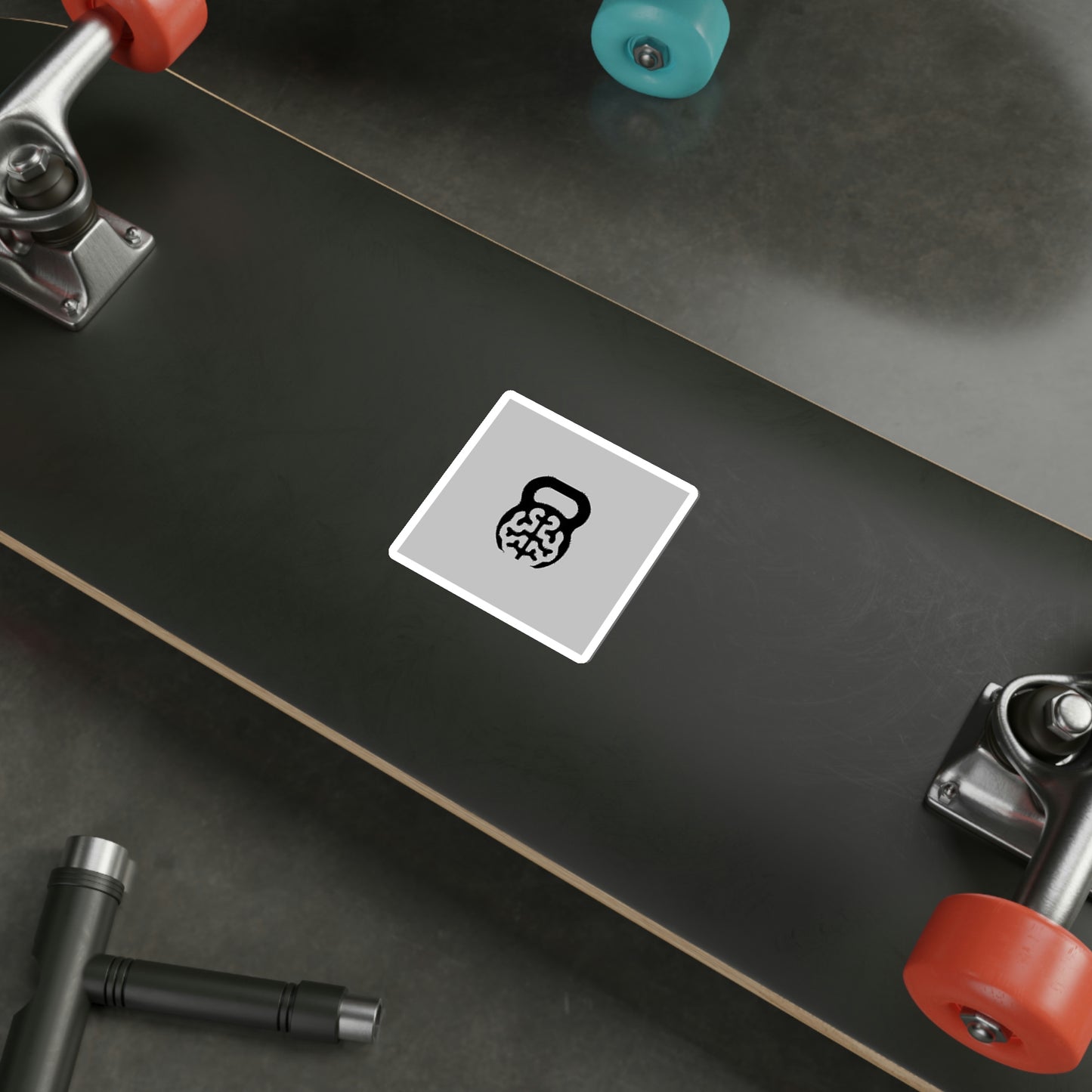 IDology Grey Logo Die-Cut Stickers