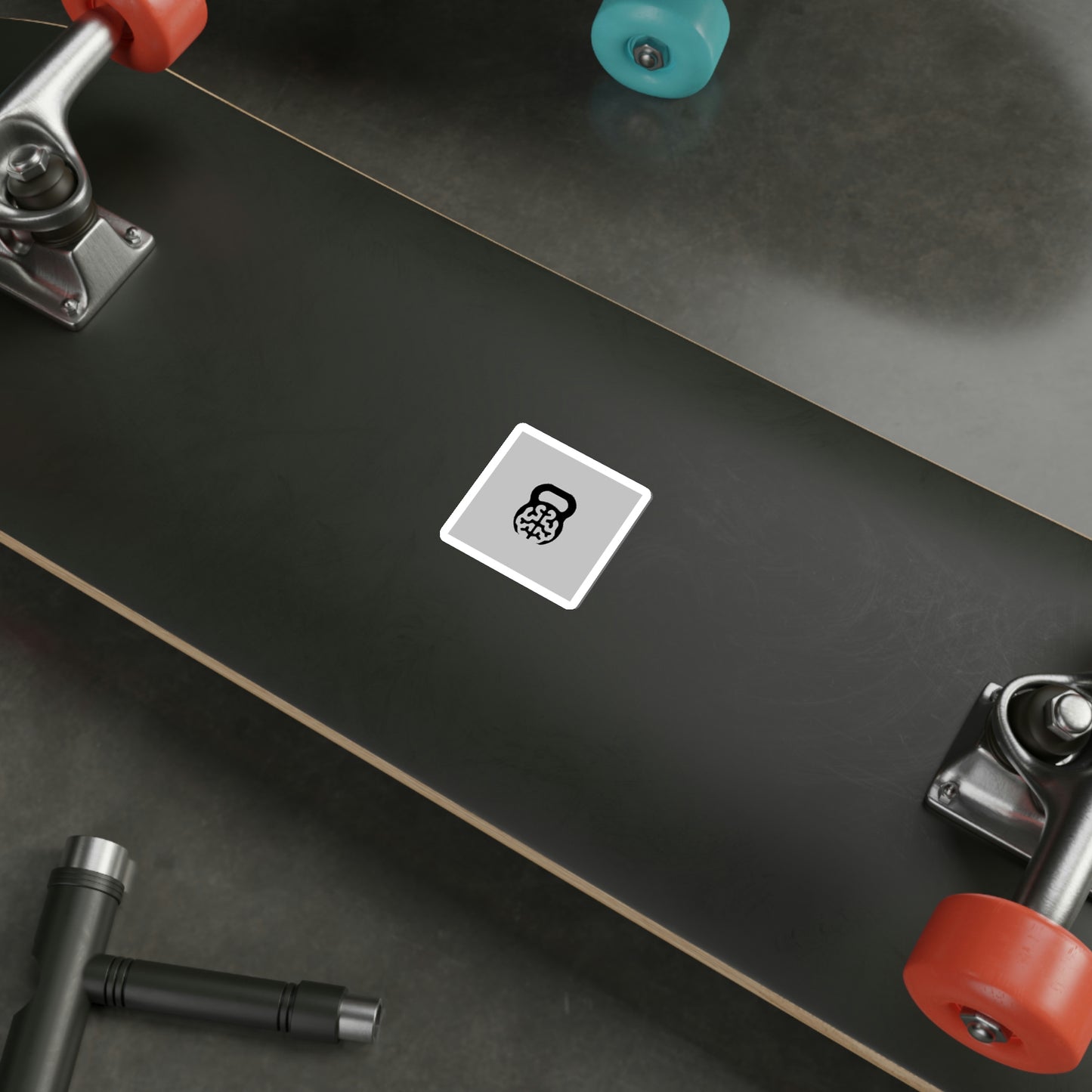 IDology Grey Logo Die-Cut Stickers