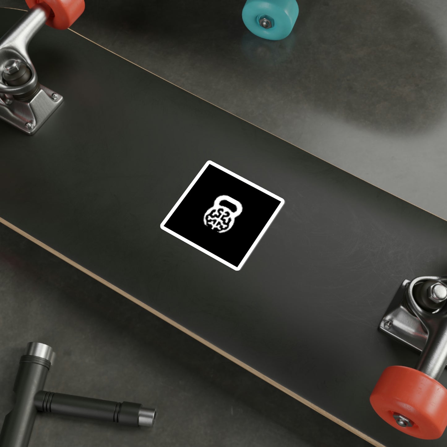 IDology Black Logo Die-Cut Stickers