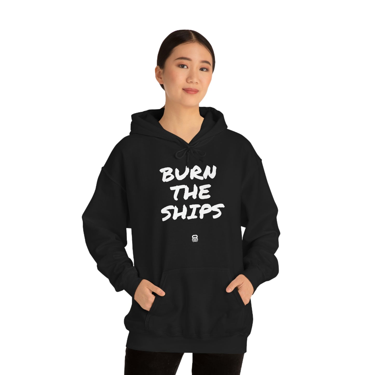 "Burn The Ships" IDology Unisex Heavy Blend™ Hooded Sweatshirt