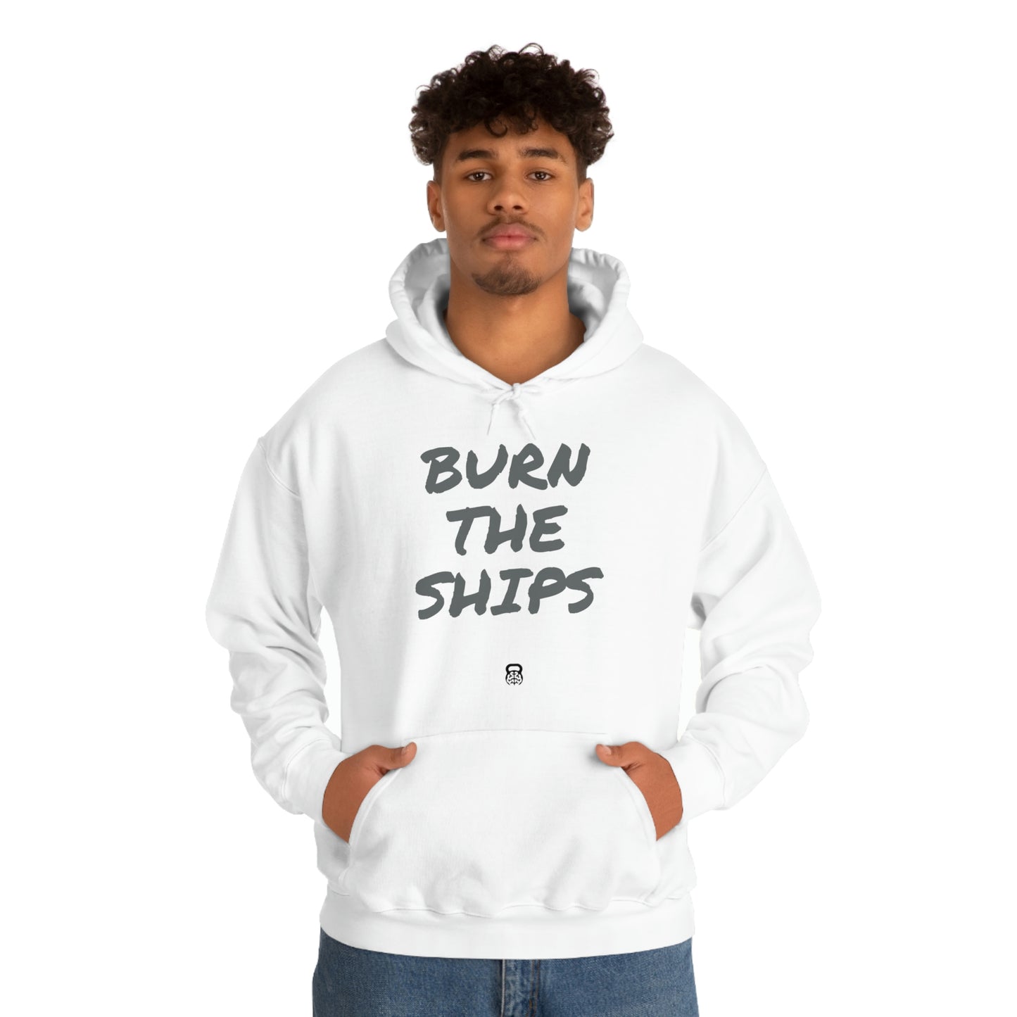 "Burn The Ships" IDology Unisex Heavy Blend™ Hooded Sweatshirt