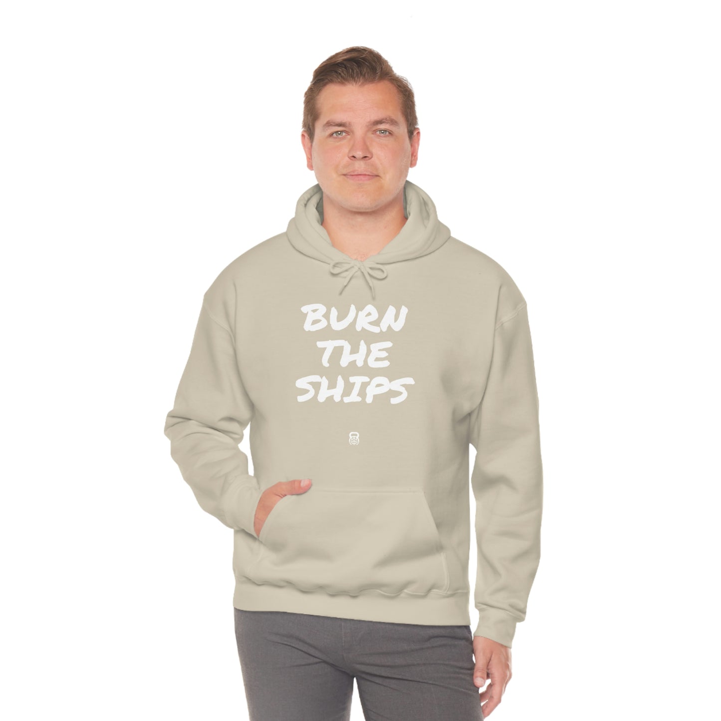 "Burn The Ships" IDology Unisex Heavy Blend™ Hooded Sweatshirt