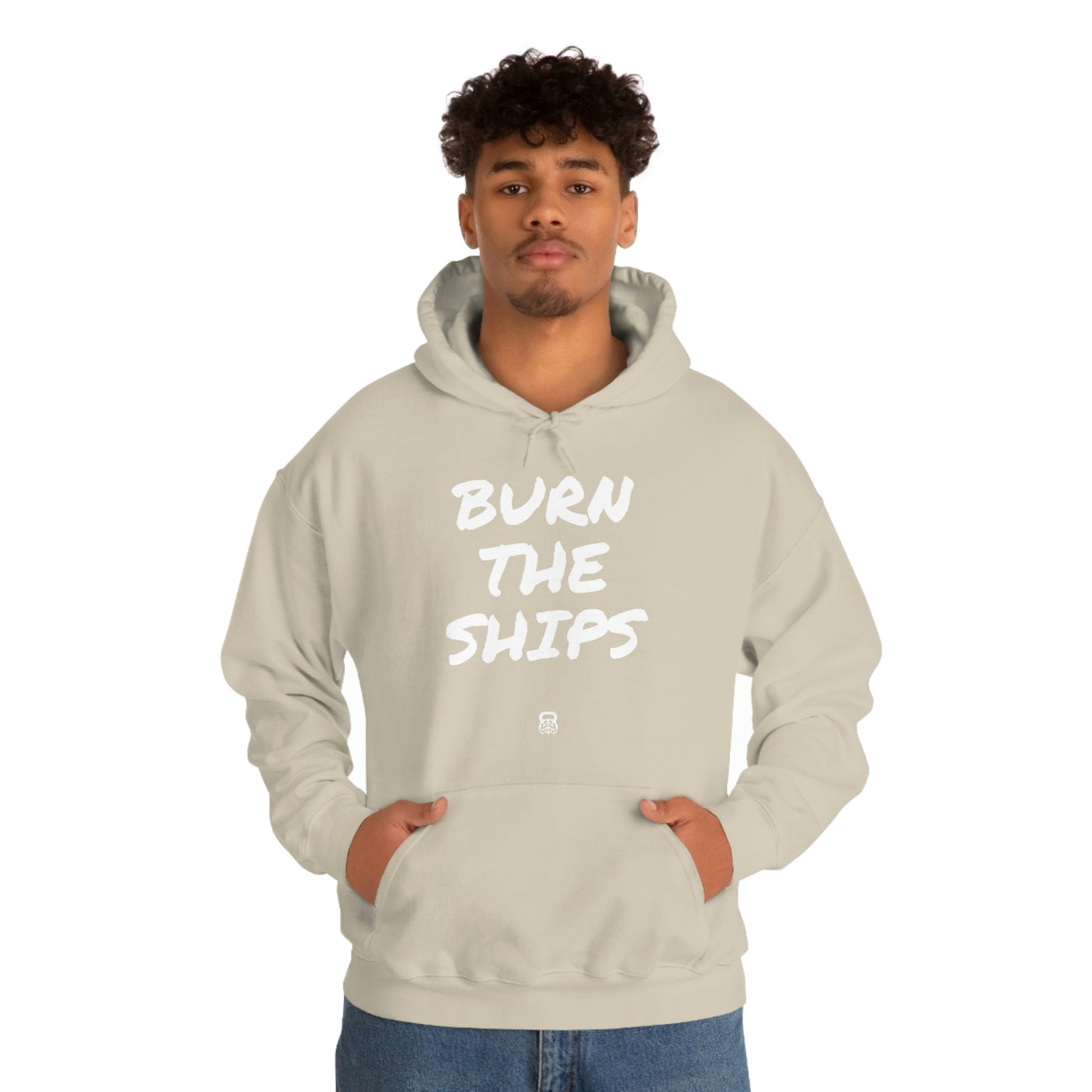 "Burn The Ships" IDology Unisex Heavy Blend™ Hooded Sweatshirt