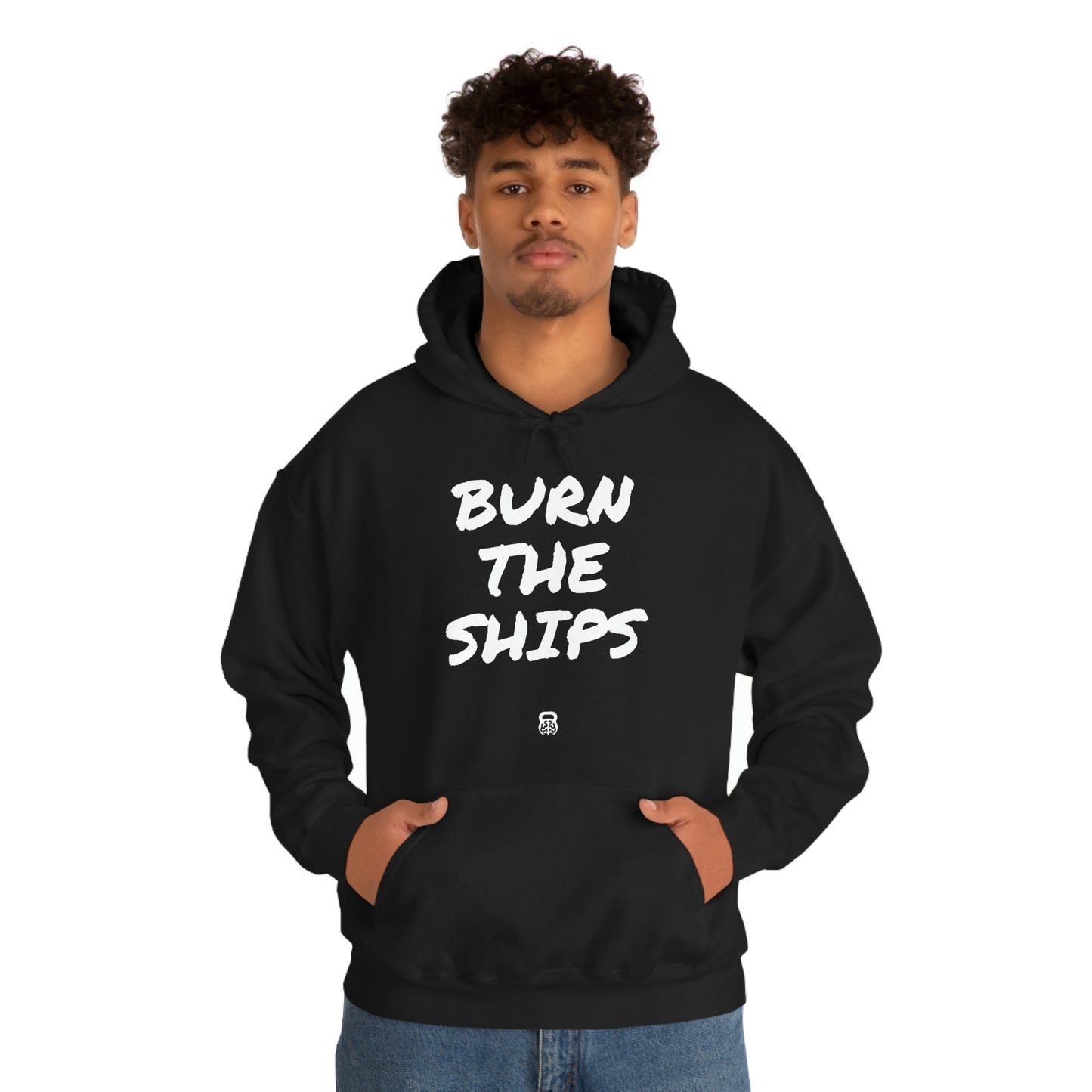 "Burn The Ships" IDology Unisex Heavy Blend™ Hooded Sweatshirt