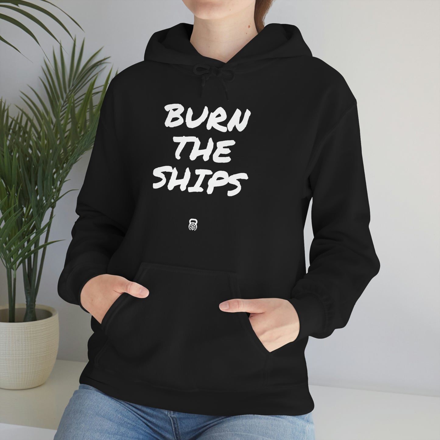 "Burn The Ships" IDology Unisex Heavy Blend™ Hooded Sweatshirt