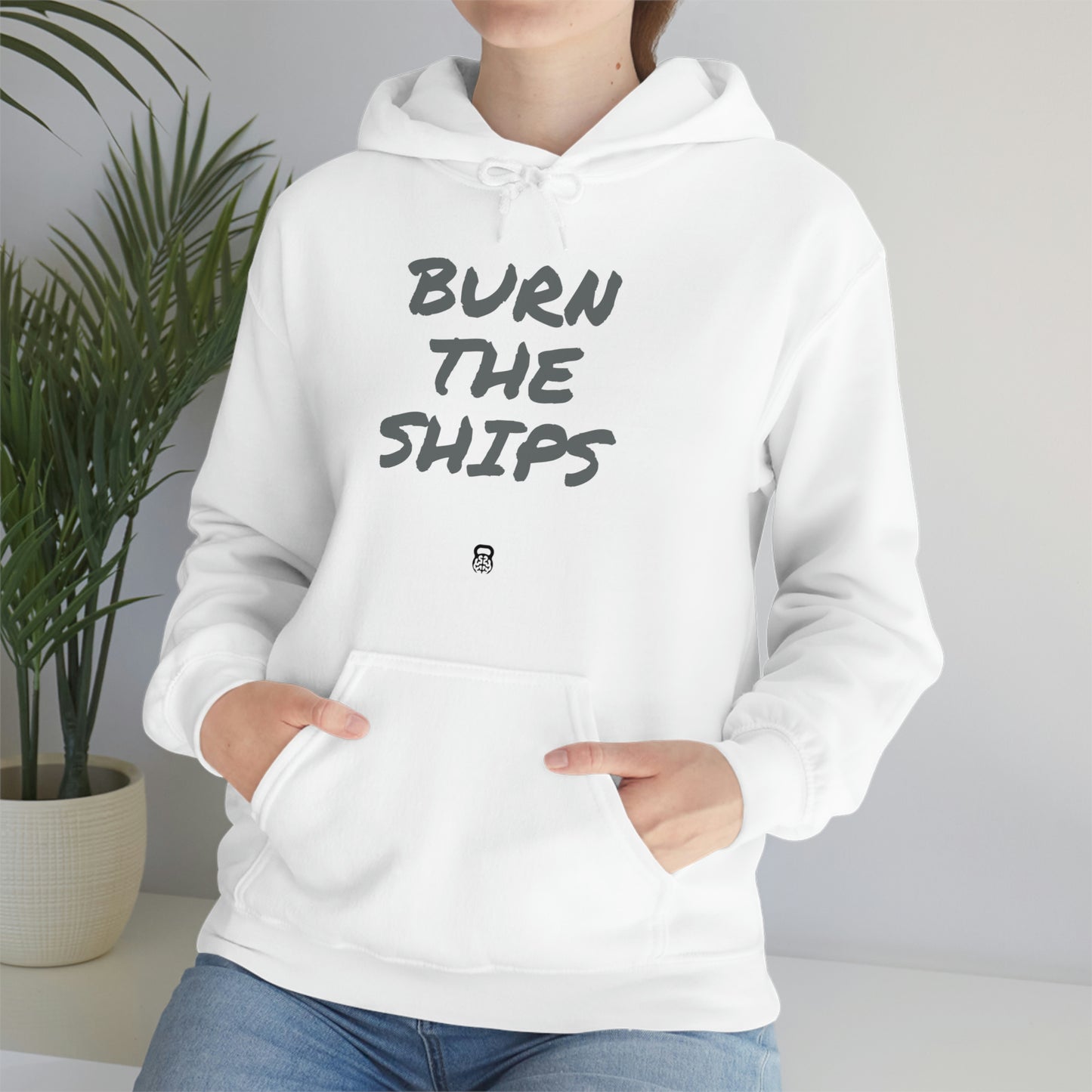 "Burn The Ships" IDology Unisex Heavy Blend™ Hooded Sweatshirt