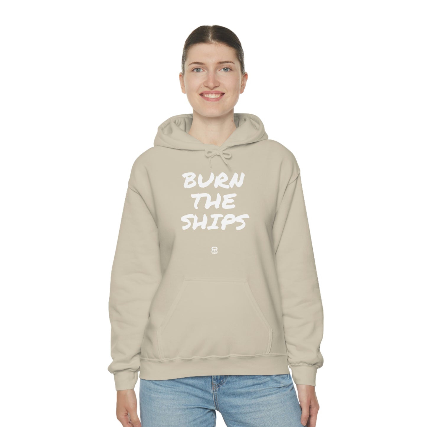 "Burn The Ships" IDology Unisex Heavy Blend™ Hooded Sweatshirt