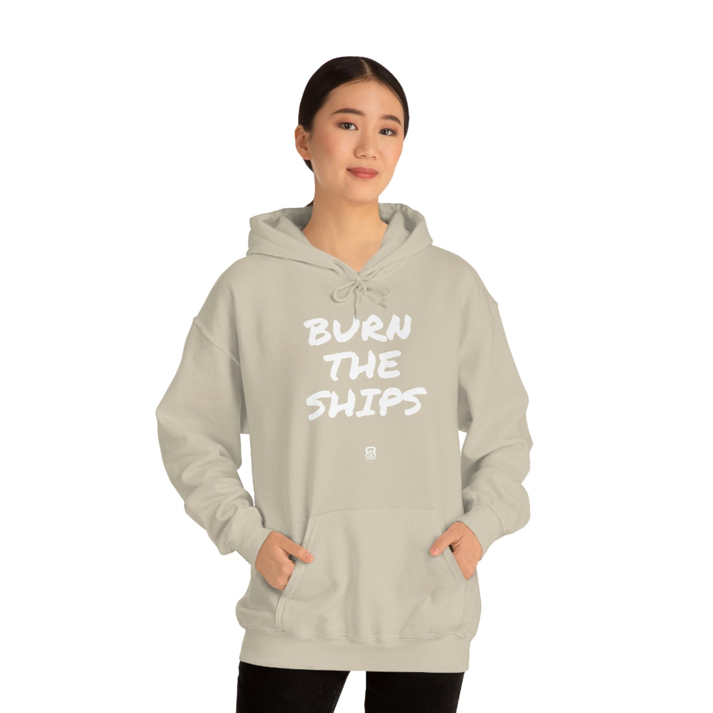 "Burn The Ships" IDology Unisex Heavy Blend™ Hooded Sweatshirt