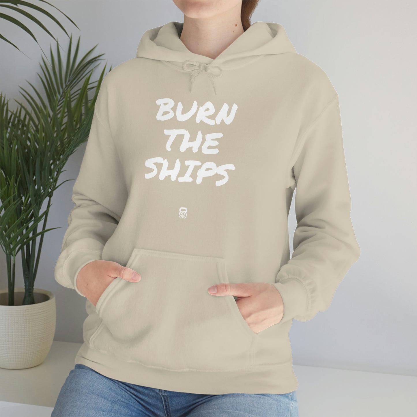 "Burn The Ships" IDology Unisex Heavy Blend™ Hooded Sweatshirt