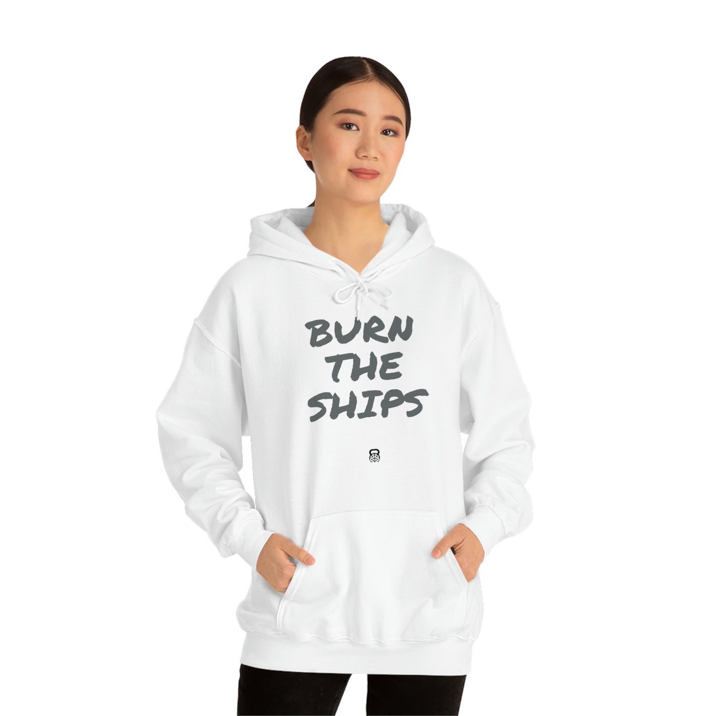 "Burn The Ships" IDology Unisex Heavy Blend™ Hooded Sweatshirt