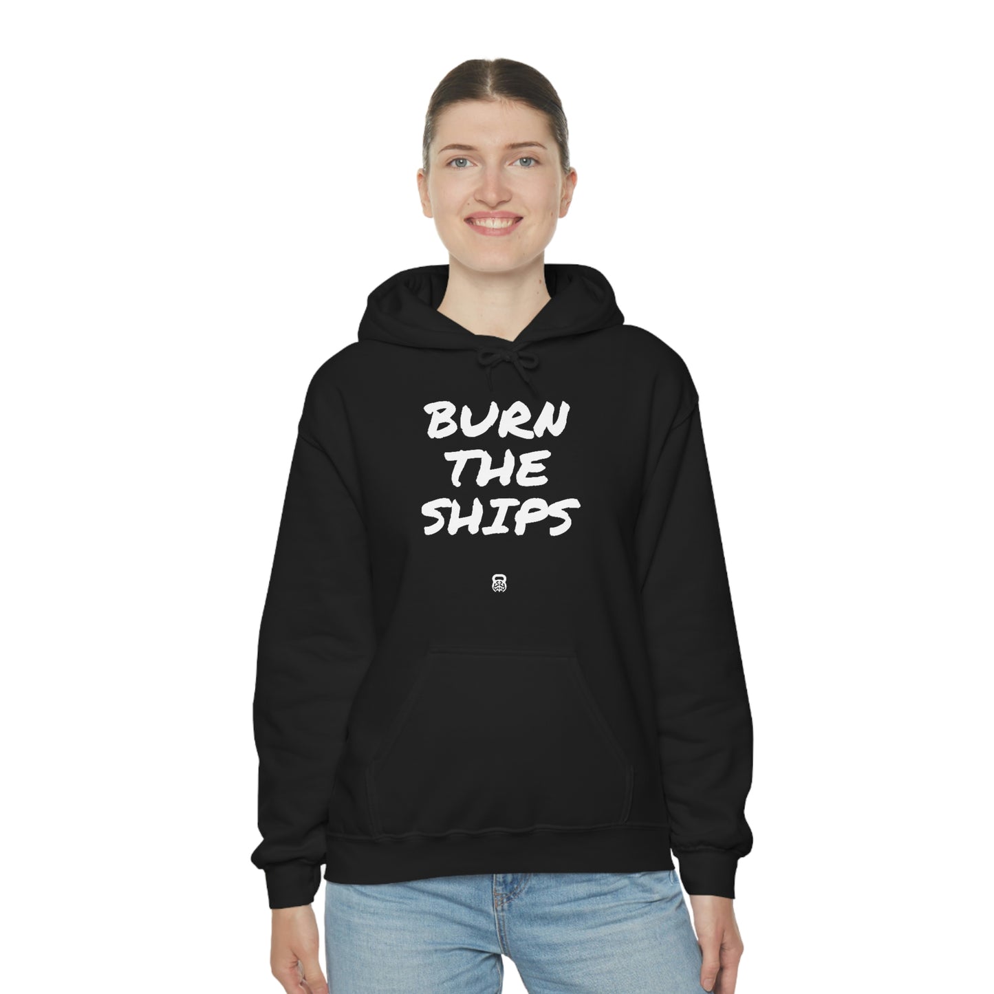 "Burn The Ships" IDology Unisex Heavy Blend™ Hooded Sweatshirt